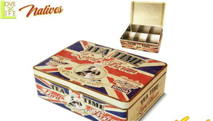 楽天市場 アメリカン雑貨 Natives 6分割ティーバッグストレージ缶 Brian 紅茶入れ 紅茶 グッズ ブランド フランス Usa アメリカ おしゃれ ヴィンテージテイストでありながら 現代の生活にフィットする モダンにデザインされた雑貨