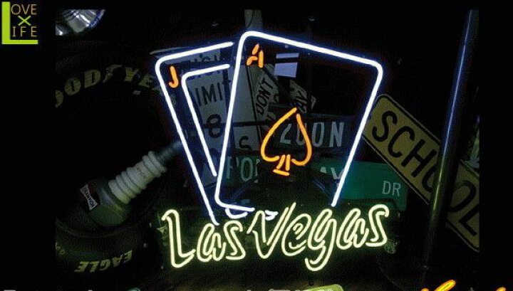 楽天市場】【アメリカン雑貨】ネオン サイン【LAS VEGAS】【アメリカ 