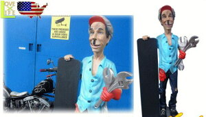 AJG݁@BIG SALES PROMOTION DOLL@JjbNƃj[MECHANIC MAN WITH MENU@@j[@^i@l`@AJG݁@AJ@USA@@hfJ̃h[ŃACLb` 