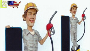 AJG݁@BIG SALES PROMOTION DOLL@K\}ƃj[GASOLIN MAN WITH MENU@@j[@^i@l`@AJG݁@AJ@USA@킢@@hfJ̃h[ŃA