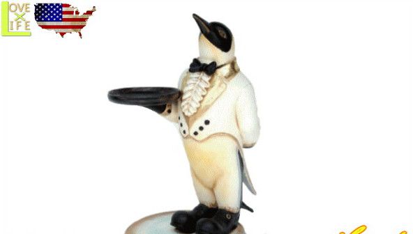 高級感 アメリカン雑貨 Big Sales Promotion Doll ペンギン ウェイトレス Penguin Butler 置物 オブジェ 大型商品 人形 アメリカ雑貨 アメリカ Usa かわいい おしゃれ ドデカのドールでアイキャッチ 目立つならコレ 精巧な作りで