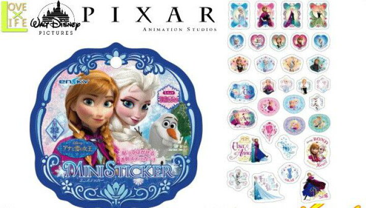 楽天市場 アナと雪の女王 32枚 ステッカー シール ステッカー アナ雪 ディズニー Disney しーる アニメ グッズ 映画 キャラクター ディズニーより人気キャラ大集合 かわいいシールがたっぷり楽しめる かわいく使ってください ａｏｉ