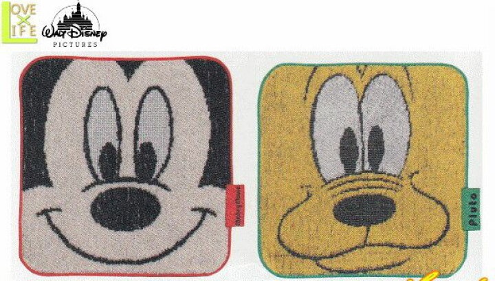 楽天市場 ディズニーキャラクター ミニタオル 2枚セット フェイスオブファニー ミッキー プルート ディズニー Disney タオル アニメ グッズ 映画 キャラクター かわいい ディズニーより人気キャラ大集合 ドアップの顔が癒してくれ