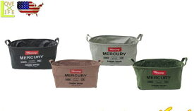 【アメリカン雑貨】【MERCURY】キャンバス【M】【小物入れ】【ゴミ箱】【バケツ】【マーキュリー】【雑貨】【アメリカ雑貨】【アメリカ】【USA】【おしゃれ】