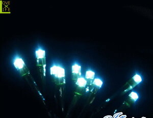 イルミネーション LED 室内用ライトグリーンコード 50球 ホワイト LEDライト タイマー付 ストレート 電飾 装飾 クリスマス イルミ ライト