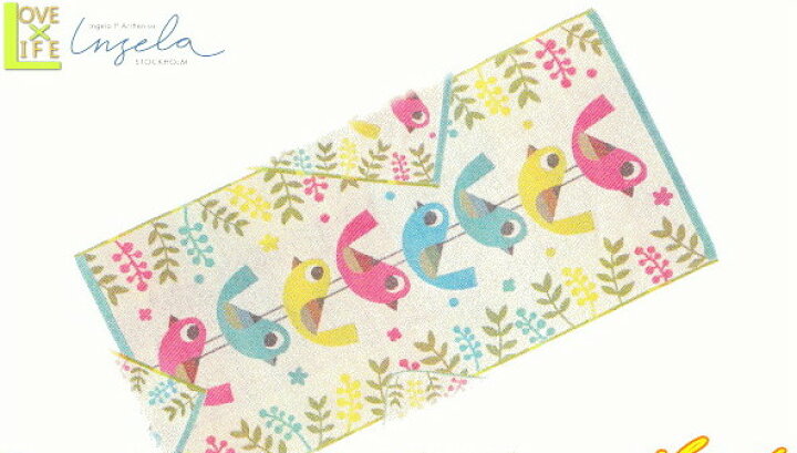 楽天市場 インゲラ アリアニウス バスタオル フラワーバード イラスト タオル 北欧 デザイン デザイナー スウェーデン グッズ たおる ａｏｉデパート