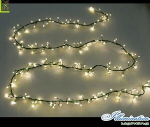 【イルミネーション】ジュエリークラスター【200cm】【電球色】【ゴールド】【LED】【室内用】【装飾】【宝石】【ジュエル】【蛍】【室内用】【小物】【クリスマス】【電飾】【省エネ】