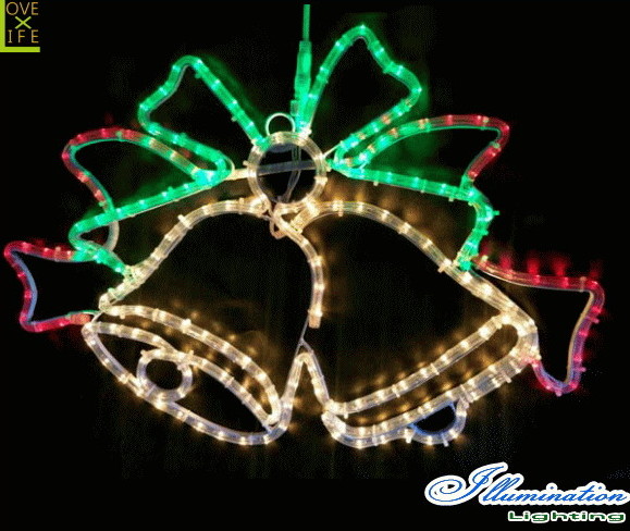 イルミネーション ツインベル リボン べる ベル 55%OFF 壁掛け 2Ｄ 装飾 年中無休 LED アート 大人気 輝き 電飾 モチーフ クリスタル クリスマス 飾り かわいい
