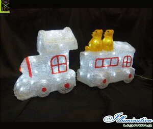 【イルミネーション】ベアトレイン【電車】【汽車】【デコレーション】【LED】【置物】【小物】【グッズ】【室内】【装飾】【飾り】【電飾】【モチーフ】【クリスマス】【ガーデニング