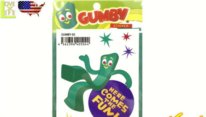Gumby Pokey 缶バッジ ガンビーとポーキー レトロなアメリカンキャラクター 高価値