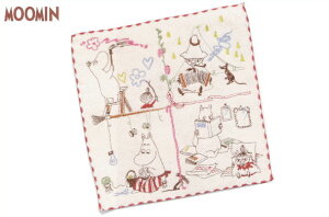ムーミン Moomin ミニタオル楽しいひととき ミイ リトルミイ スナフキン アニメ 刺繍 ハンカチ タオル たおる 北欧 グッズ