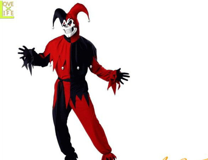楽天市場】【メンズ】ピエロ【EVIL JESTER】【クラウン】【道化師  