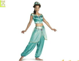 レディ　ジャスミンアラジン　ディズニー　Disney　USA　キャラクター　仮装　衣装　コスプレ　コスチューム　ハロウィン　パーティ　イベント　今年のハロウィンはかわいい衣装でかっこよく着こなし 目立っちゃおう