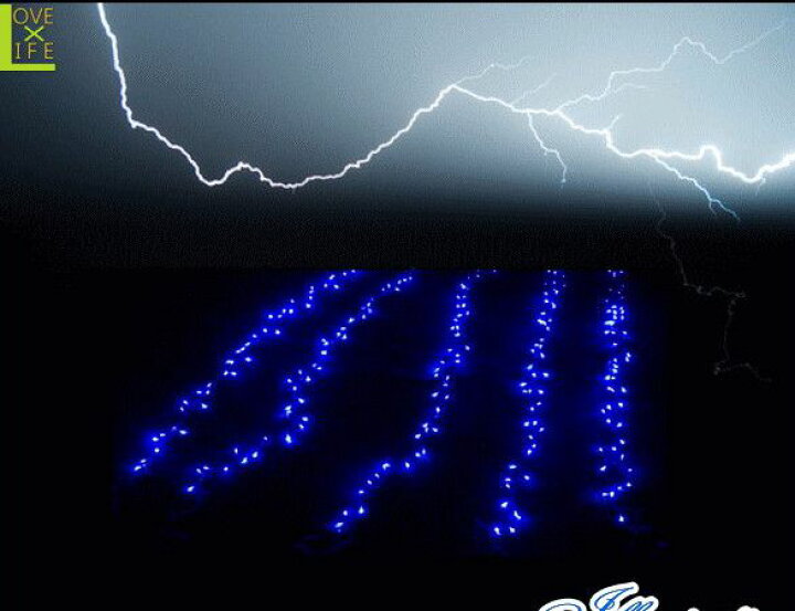 楽天市場 Ledライジング ナイアガラ 300球 ライト 雷 落雷 稲妻 空を轟かせる大迫力のライトが新登場 13年新作 送料 無料 大人気 イルミネーション クリスマス Led 大人気 大人気 ａｏｉデパート