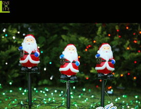 楽天市場 ソーラーライト クリスマス サンタの通販