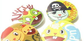 【送料無料】　ハッピーツリーフレンズHAPPY TREE FRIENDS　カンバッチ！ハピツリのカンバッチが登場です！どれも可愛さ100万パワーです！少量入荷ですのでお早めに！人気商品　大人気　缶バッジ