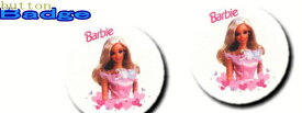 【送料無料】　バービーBarbie　人気の缶バッジを大量投入！服やバック・カバンなどをリメイクしちゃいましょう♪なつかしいキャラクターや海外のメーカー！お気に入りを見つけてください♪缶　バッチ　バッジ