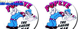 【送料無料】　ポパイPOPEYE　人気の缶バッジを大量投入！服やバック・カバンなどをリメイクしちゃいましょう♪なつかしいキャラクターや海外のメーカー！お気に入りを見つけてください♪缶　バッチ　バッジ