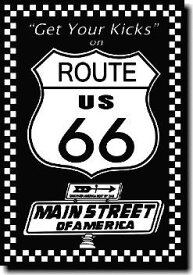 【送料無料】ルート66【Route 66】【ブラック】ポスター！アメリカ〜ンなポスターが勢揃い！お部屋をカスタムしちゃいましょう♪【新商品】【大人気】