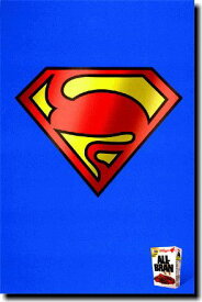 スーパーマン【Superman】【ロゴ】ポスター！アメリカ〜ンなポスターが勢揃い！お部屋をカスタムしちゃいましょう♪【】【新商品】【大人気】