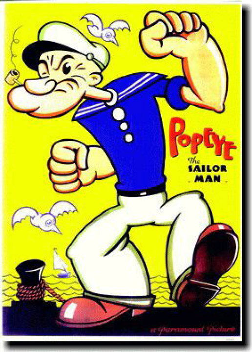 楽天市場】ポパイ【Popeye】ポスター！アメリカ〜ンなポスターが勢揃い  