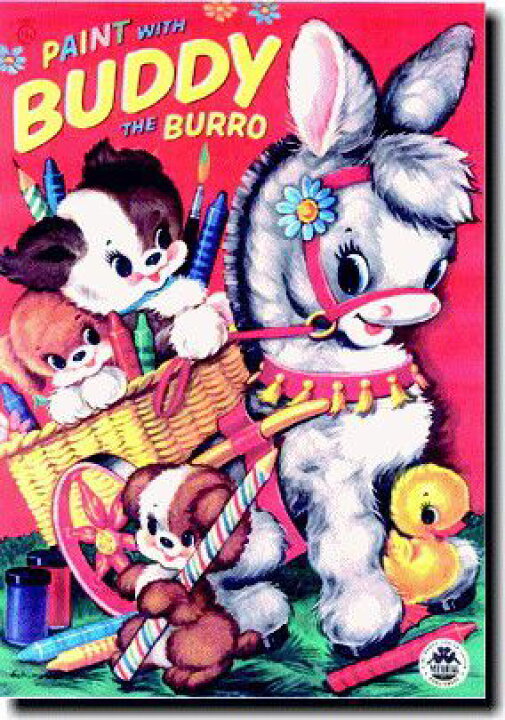 楽天市場】BUDDY THE BURRO【レトロ】ポスター！アメリカ〜ンな 