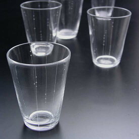 ガラス作家 野口知恵子 グラス「白雨」2客セット