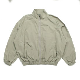 BURLAP OUTFITTER バーラップアウトフィッター サプレックスナイロン トラックジャケット グレージュ TRACK JACKET BRINDLE