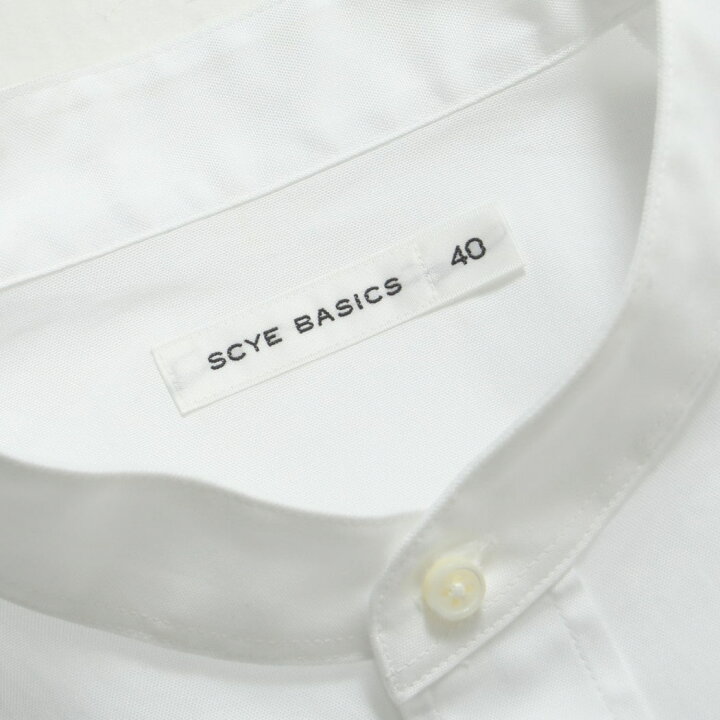 楽天市場】SCYE BASICS サイ ベーシックス シャツ フィンクスコットン 
