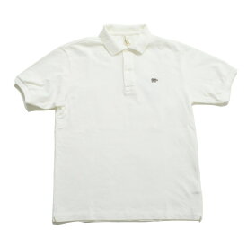 SCYE BASICS サイベーシックス 鹿の子 ポロシャツ ウオッシュド Cotton Pique Polo Shirt オフホワイト