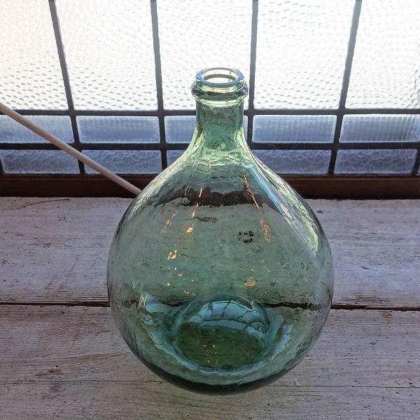 バーゲンセール 美品 アンティーク デミジョンボトル 花瓶 
