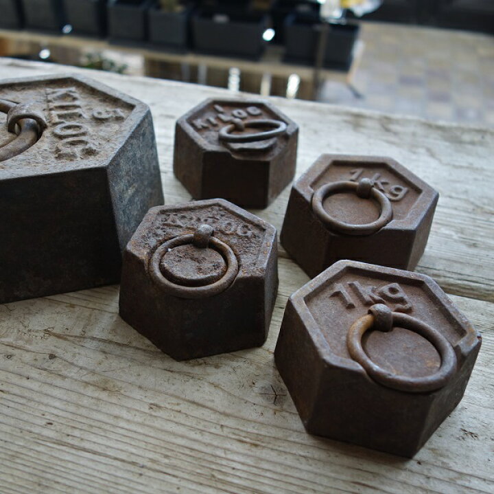 楽天市場】フランス製 アンティーク 重り 分銅 ウエイト weights 1kg 