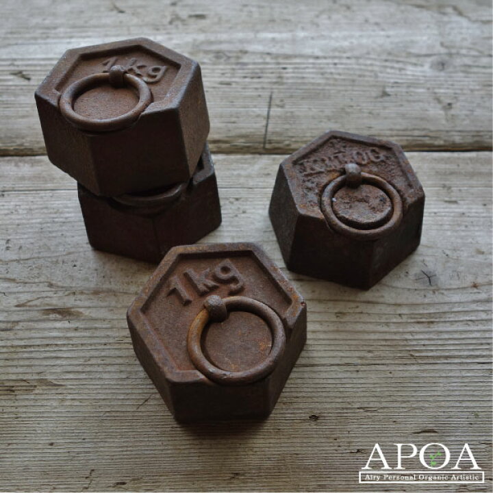 楽天市場】フランス製 アンティーク 重り 分銅 ウエイト weights 1kg 