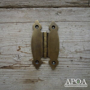 蝶番 真鍮 V.112 DIY 金物 開き戸