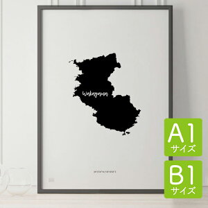 _SUPER SALEz^|X^[ k  CeA A1 B1 - JAPAN MAP POSTER - a̎R A[g n} s{ CeA mN mg[  _ Vv
