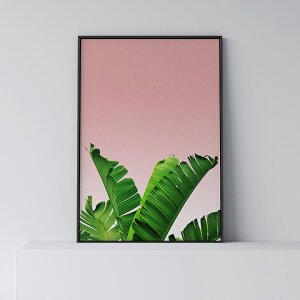 �|�X�^�[ �k�� ������� �C���e���A �A�[�g �A�[�g�p�l�� �y Banana Leaf 3 pink �z ���[�t �t �A�� �o�i�i �� �O���[�� �t���� ���_�� �V���v�� �t���[���t�� A0 A1 B1 A2 B2 A3 B3
