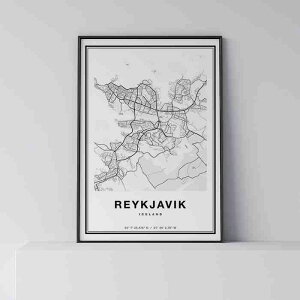 �|�X�^�[ �k�� ������� �C���e���A - City Maps Reykjavik - ���C�L���r�N �A�[�g �n�} �s�s �C���e���A ���m�N�� ���m�g�[�� ���� ���_�� �V���v�� �t���[���t�� A0 A1 B1 A2 B2 A3 B3