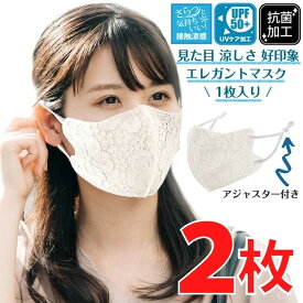 1000円ポッキリ 送料無料 マスク 2枚入り 刺繍 クール 接触冷感マスク 個包装 洗える マスク+ポリウレタン 二重マスク　2重マスク