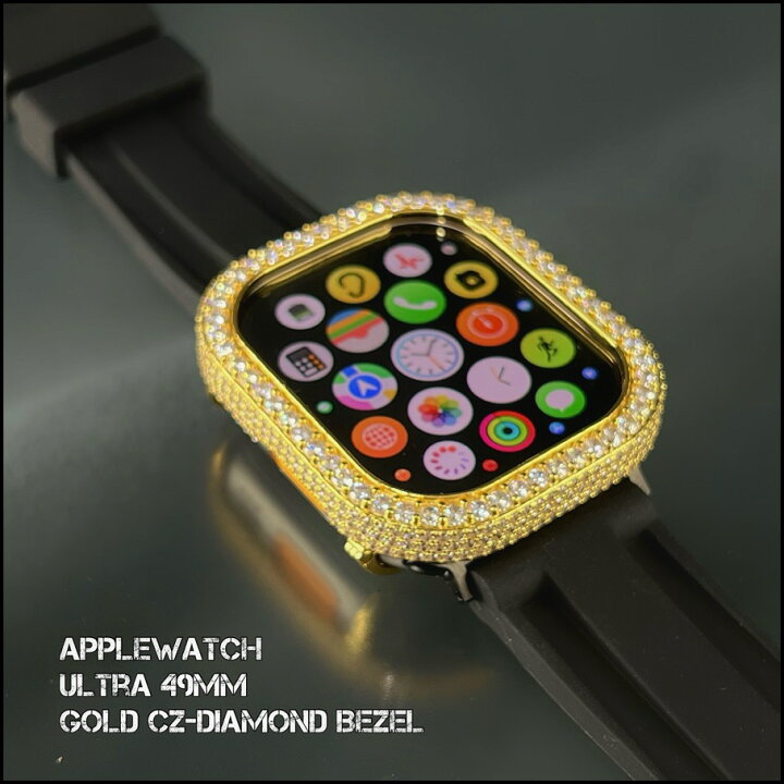 楽天市場】ゴールド 49mm ウルトラ ULTRA アップルウォッチ type01 CZ  