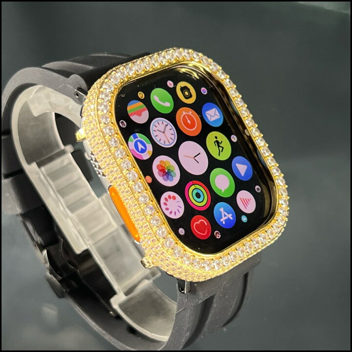 楽天市場】ゴールド 49mm ウルトラ ULTRA アップルウォッチ type01 CZ 