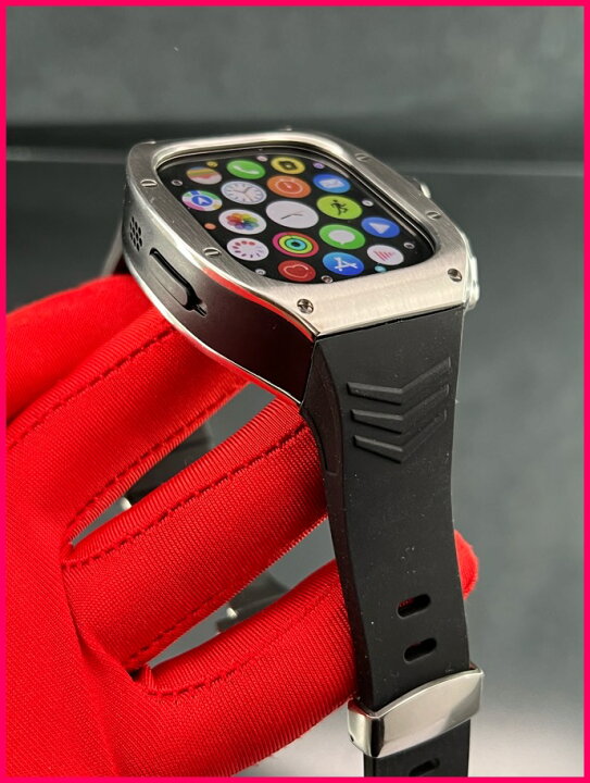 楽天市場】ウルトラ 49mm 動画 アップルウォッチ シルバー ステンレス 