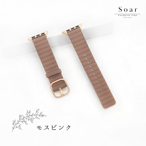 Soar �\�A �A�b�v���E�H�b�`�o���h�y38mm/40mm/41mm/42mm�z�Ή� Noble �m�[�u�� GL-AWB014 �}�O�l�b�g �X���[�L�[ ���킢�� �t�F�~�j�� �x���g �o���h ���f�B�[�X �u�����h �v���[���g ������ ��i ��l