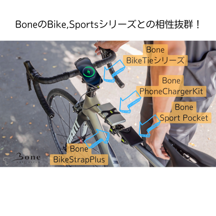 楽天市場】【訳あり/箱潰れ】Bone 自転車用バンド型マルチホルダー