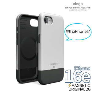 iPhone16e elago GS MagSafeΉ MAGNETIC ORIGINAL 2G for iPhone16e iPhone CX[d }Olbg P[X 킢   }OZ[t  Y fB[X ӂ A