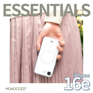 iPhone16e MONOCOZZI ESSENTIALS mRbcB MagsafeΉ }Olbg NA  P[X Jo[  PC×TPU nCubhP[X  킢 X}zP[X ACtH }OZ[t ܂[ 