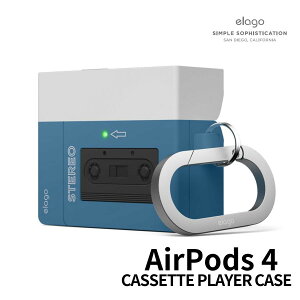 elago AirPods4 4 AP4 P[X 2024Hf CASSETTE PLAYER HANG CASE VR Jrit CX[d ϏՌ Jo[ Ռ z  킢 h~ h~ ^t  GA[|b