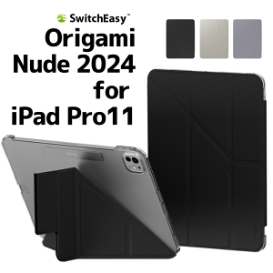 SwitchEasy Origami Nude 2024 iPad Pro 11 (2024) Ή P[X Jo[ Apple 蒠^ X^h ی X ^ubgP[X X[uP[X@[ y  Ȃ߂炩 킢  ACpbh 