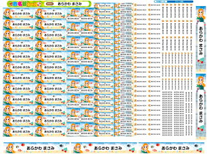 2点セット アイロンシール&お名前シール 最大421枚! なまえシール おなまえシール おなまえしーる 名前シール なまえシール 耐水 アイロン不要 漢字 女の子 男の子 シンプル おしゃれ キ