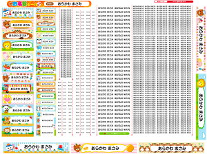 2点セット アイロンシール&算数セット用お名前シール 最大808枚 なまえシール おなまえシール おなまえしーる 名前シール なまえシール 耐水 アイロン不要 漢字 女の子 男の子 シンプル お