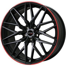 【取付対象】205/45R17 スタッドレスタイヤ ホイール4本セット 輸入車用 MINI（F56/F55/F57） BRIDGESTONE ブリザック VRX3 BIGWAY EURO BAHN NURBURG ニュルブルグMTX(マットブラック/レッドリム) 17インチ【送料無料】